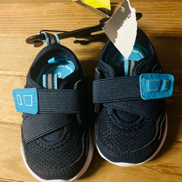 Athletic Works Other - NWT Athletic Works Baby Boys Criss-Cross Strap Sneakers Blue Size 2 (Rm16)